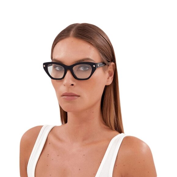 NEW ALEXANDER MCQUEEN EYEGLASSES, ALEXANDER MCQUEEN AM0410O 001 - Picture 2 of 10